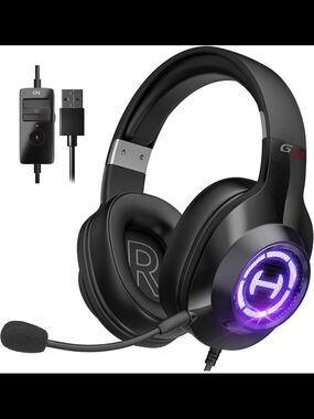 Edifier G2II USB Wired Gaming Headset 7.1 Surround RGB Noise Mic PC PS4 Mac